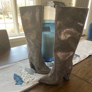 Gorgeous INC tall heeled boots, Sz 5 1/2